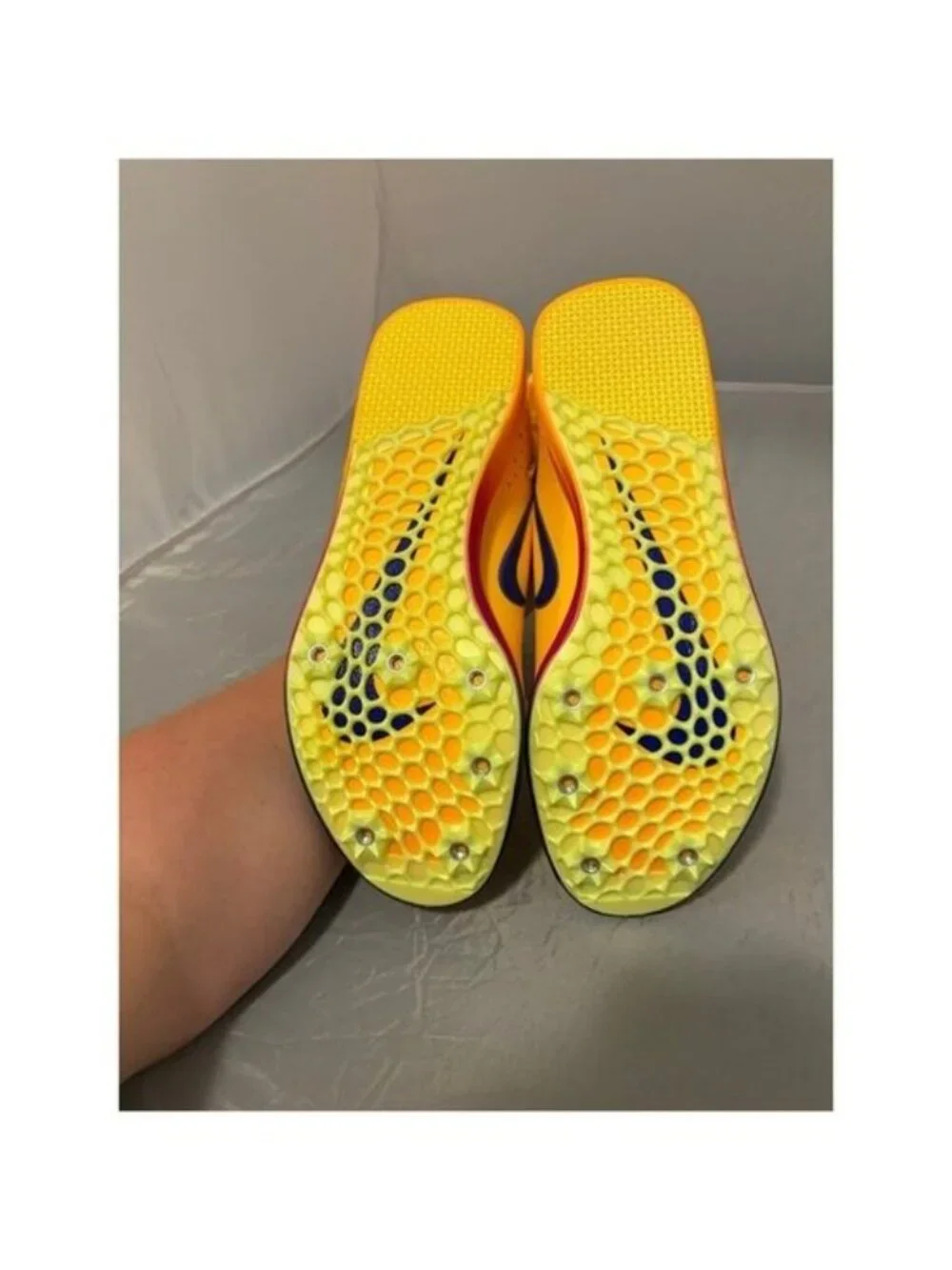 Nike Triple Jump Elite 3 track and field jumping shoes sz 10.5 HV6425 800 yellow
